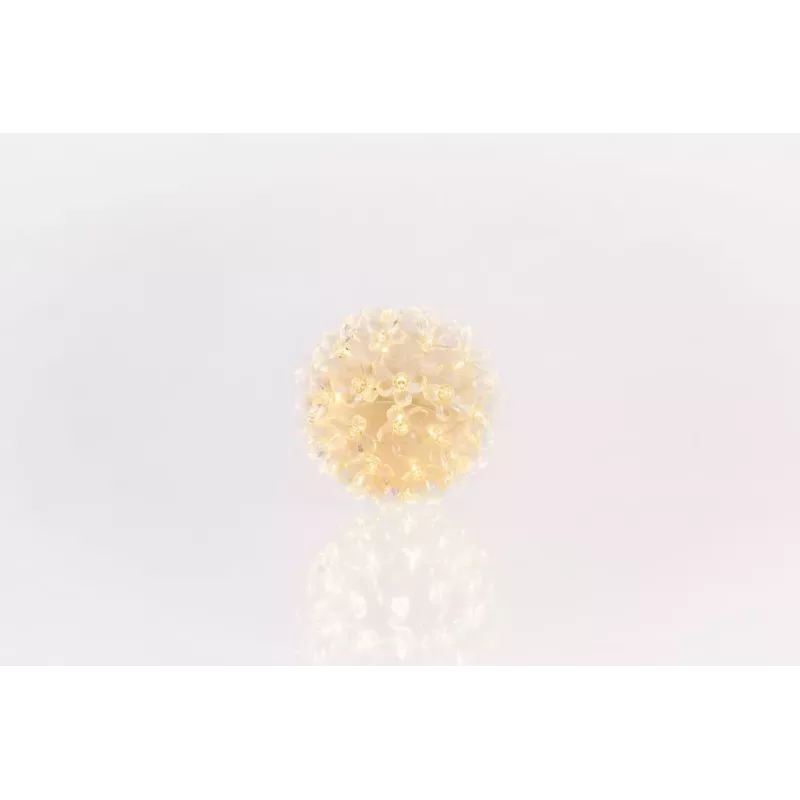 ILIKE Bumba ar puķēm RS-208 50LED D-11cm Warm White Dekorative LED-Lichtkugel