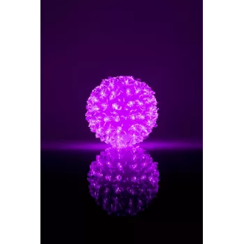 iLike Bumba ar puķēm RS-214 80LED D-13cm Purple Dekorative LED-Leuchte