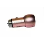 Evelatus Universal Car Charger ECC01 Pink 2 USB Port 3.1A with Stainless Steel Escape Tool