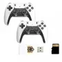 GameBox HY01 64-bit Retro 20K Game 4K HDMI Stick Console / Android Box mit 2 kabellosen Controllern Weiß