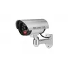 iWear IR1 Dummy CCTV Security Camera mit blinkendem rotem Licht, 2x AA-Batterie, Silber