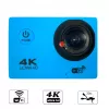 iWear K1 Ultra HD 4K 16Mpix Wi-Fi Sport Camera mit 2 Zoll LCD-Fernbedienung & 8x Befestigungsset