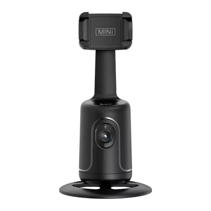iWear P01 Auto Face 360° Tracking Selfie-Stick-Stativ mit Smartphone-Halterung Schwarz
