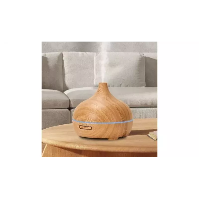 IVY D1 3-in-1 Aroma Diffuser - Luftbefeuchter - 10W Nachtatmosphärenlampe 17cm / 500ml Light Wood