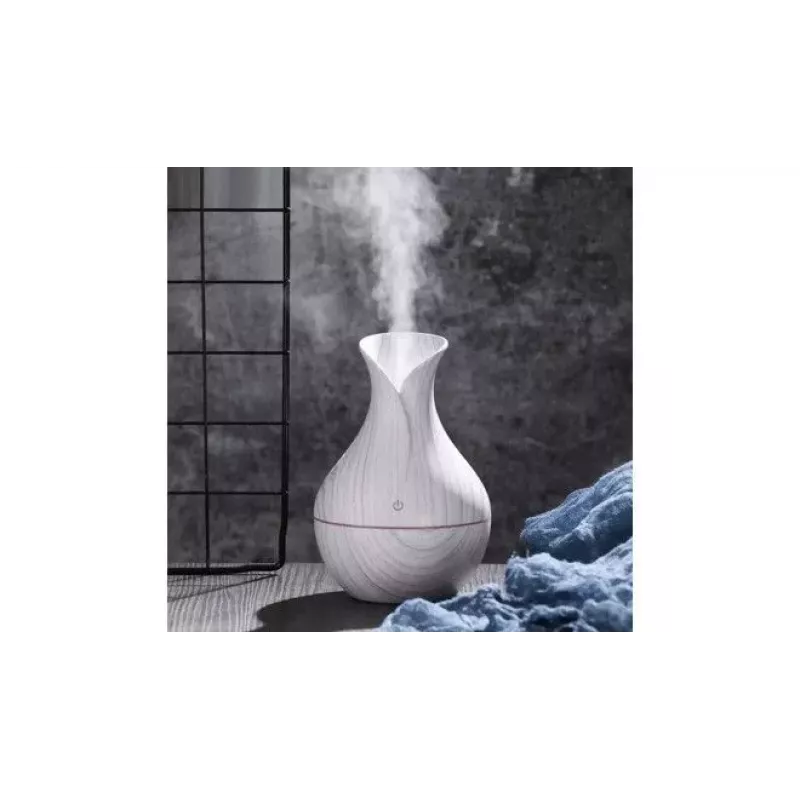 IVY D2 3-in-1 Aroma Diffuser - Luftbefeuchter - 1,5W Nachtatmosphäre USB-Lampe 11cm / 300ml Steinholz