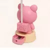Kiddyz NL2 Space Froggy Kinder Nachtlicht Schreibtischlampe (20x10cm) mit USB-Stromversorgung und Bleistiftspitzer Rosa