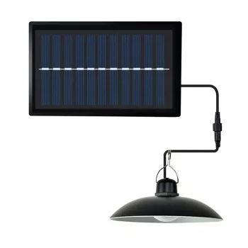 Elight Garden Decor Solar IP65 LED Solo Hängelampe (14,8x6,4cm) mit Dämmerungssensor & Fernbedienung