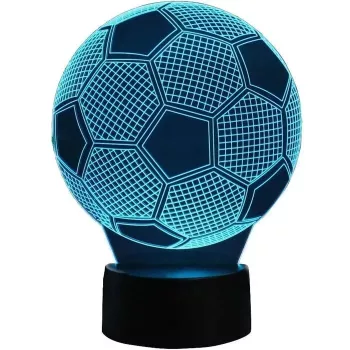 Elight ILU 3D Illusion LED Nachtlampe mit Herz Teddybär Warmlicht (10x17cm) USB-betrieben