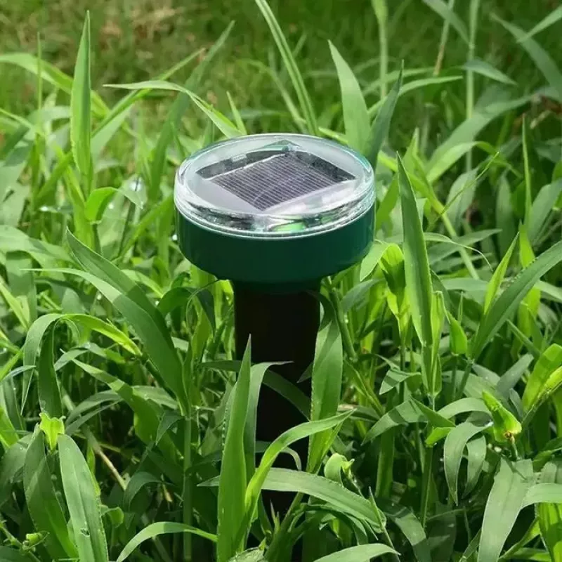 iLike Gardenera Solar Ultraschall-Maulwurf- und Nagetiervertreiber 22,5x6,3 cm Set mit 2 Stück für Garten und Rasen