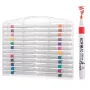 iLike Marker Set 48 Farben Dual-Tip Professionelle Zeichenmarker Multicolor