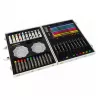 iLike Stationery Art Set für Kinder 68-teilig Marker Buntstifte Bleistifte und Zubehör Multicolor
