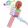 iWear M85 Karaoke Kinder & Erwachsene Fun-Effekt-Mikrofon mit Lautsprechern & Recorder Micro SD USB Bluetooth