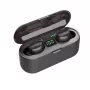 WoW F9 Sport & Leisure Super-Fit TWS Bluetooth 5.1 Stereo-Kopfhörer mit HD-Mikrofon und LED-Ladecase Schwarz
