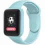 iWear M7 Smart & Fit Watch mit Full-Touch 1,3 inch IPS, Mediensteuerung, Herzfrequenz, Blutdruck, Hellblau