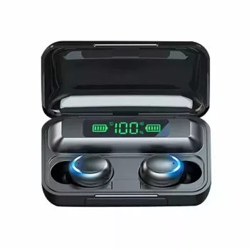 WoW 5C Sport & Leisure Super-Fit TWS Bluetooth 5.1 Stereo Earphones mit HD-Mikrofon und LED-Lade-USB