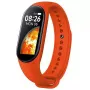 iWear SM7 Smart Bracelet 0.96 inch TFT Fitness Tracker IP67 mit Herzfrequenz- und Blutdruckmessung, Schlaf-Tracking, Social-Benachrichtigungen, Rot