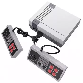 GameBox R6 8-Bit Retro TV AV RCA Analog Game Console mit Dual Controllern und 620 integrierten Spielen