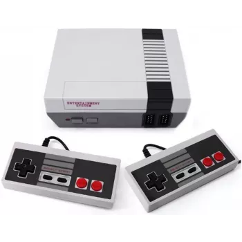 GameBox R6 8-Bit Retro TV AV RCA Analog Game Console mit Dual Controllern und 620 integrierten Spielen