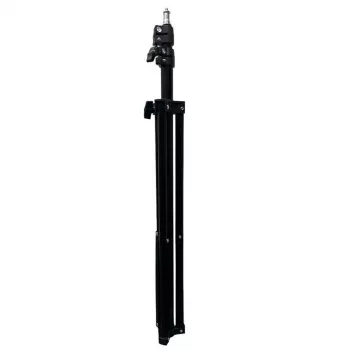 Elight 16M Premium Stabiler Metallstativständer 1,6m max 1/4-Zoll-Schraube LED-Ring / Kamera-Befestigung Schwarz