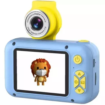 CP FL1 Kinder HD 1080p Klappobjektiv Foto- & Videokamera mit MicroSD-Kartenslot 2 LCD-Farbbildschirm