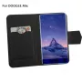Doogee MIX Flip Cover Case mit gehärtetem Glas-Displayschutz – Bundle Schwarz