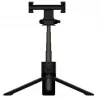 EVELATUS Selfie Stick Tripod SST01 mit kabelloser Fernbedienung, Schwarz