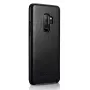 Evelatus Samsung Galaxy S9 Lederhülle Schwarz