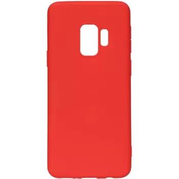 Evelatus Samsung Galaxy S9 Plus Premium Soft Touch Silicone Case Red
