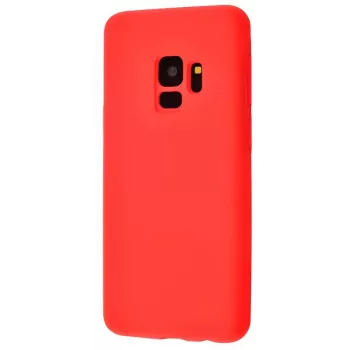 Evelatus Samsung Galaxy S9 Premium Soft Touch Silikonhülle Rot