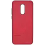 Evelatus Xiaomi Redmi 5 Plus TPU Case 1 mit Metallplatte (kompatibel mit magnetischer Handyhalterung) Rot