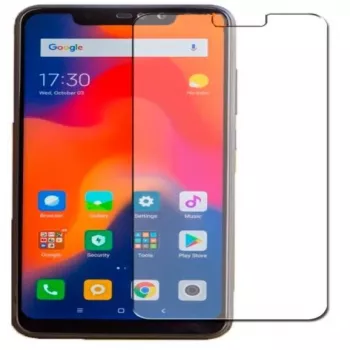 Evelatus Xiaomi Redmi Note 6 Pro 0,33 mm Flach Klar Displayschutzfolie aus gehärtetem Glas mit Japan-Kleber Antistatik