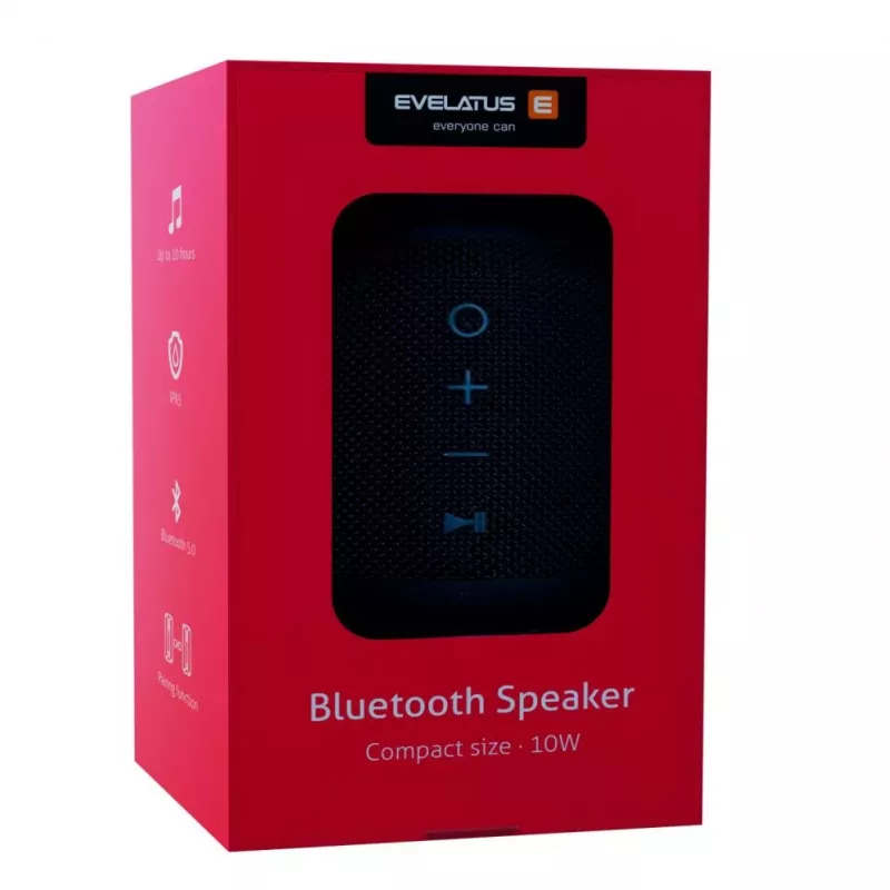 Evelatus Bluetooth Speaker S size EBS01 Schwarz