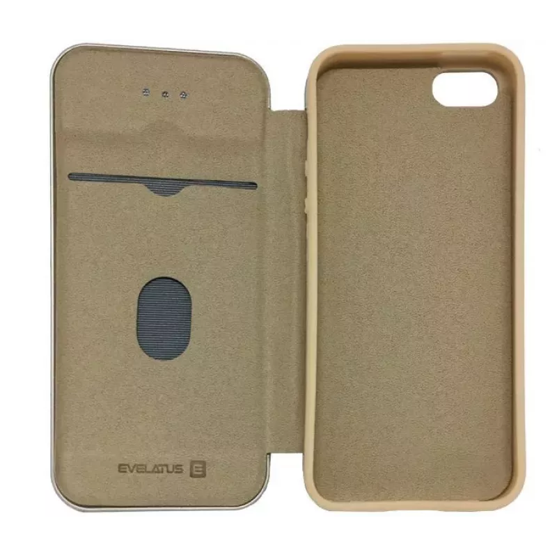 Evelatus Book Case für Xiaomi Redmi 6 Pro / Mi A2 Lite, Gold