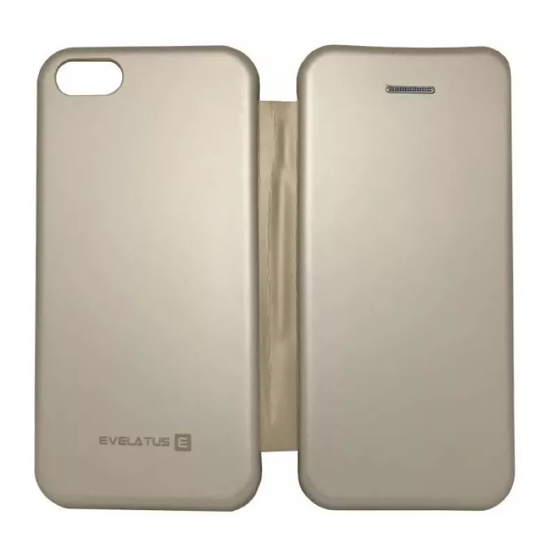 Evelatus Book Case für Xiaomi Redmi 6 Pro / Mi A2 Lite, Gold