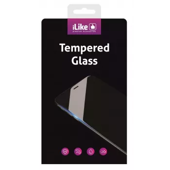 iLike 3D Curved Tempered Glass Screen Protector für Apple iPhone 7 / iPhone 8 - Weiß