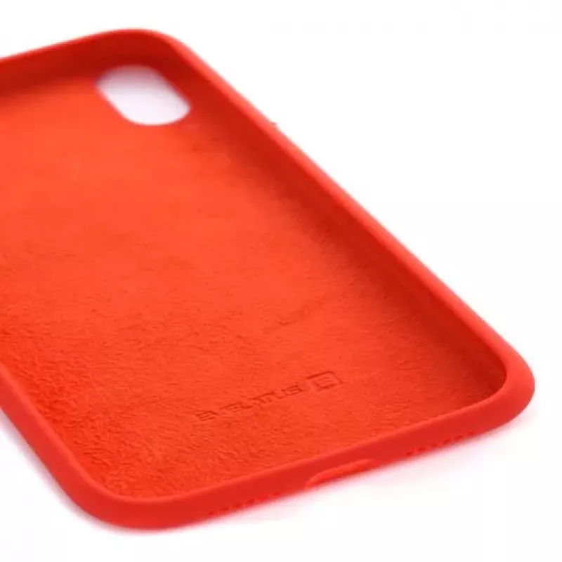 Evelatus Apple iPhone XR Premium Soft Touch Silikonhülle Rot