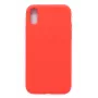 Evelatus Apple iPhone XR Premium Soft Touch Silikonhülle Rot