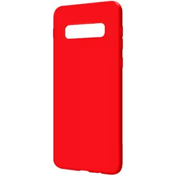 Evelatus Samsung Galaxy S10 Premium Soft Touch Silikonhülle Rot