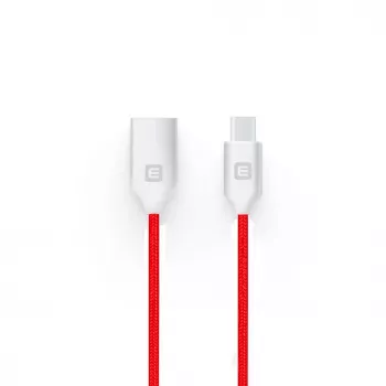 Evelatus Micro-USB-Kabel EDC04 Rot 1m