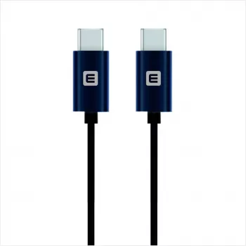 Evelatus Datenkabel USB-C auf USB-C TPC03 Schwarz 1m