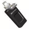 Evelatus USB Flash 4in1 64GB EFD03 (USB, Micro, Type C und iPhone) Schwarz