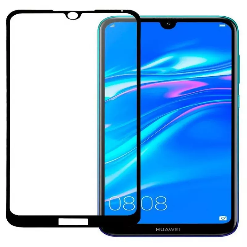 Evelatus Huawei Y5 2019 2.5D Full Cover Japan Glue Glass Anti-Static Screen Protector