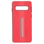 Evelatus Samsung Galaxy S10 Dazzel Red Back Cover - TPU & PC Stoßdämpfende Hülle mit Glitzereffekt
