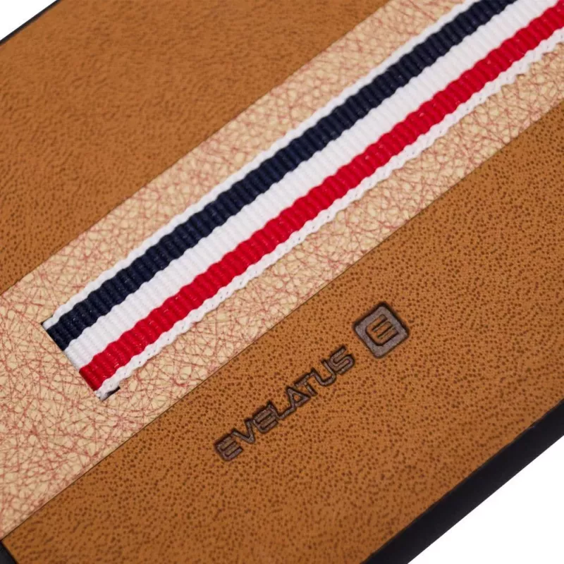 Evelatus Samsung Galaxy S9 Dazzle Series Rückseitenhülle Braun