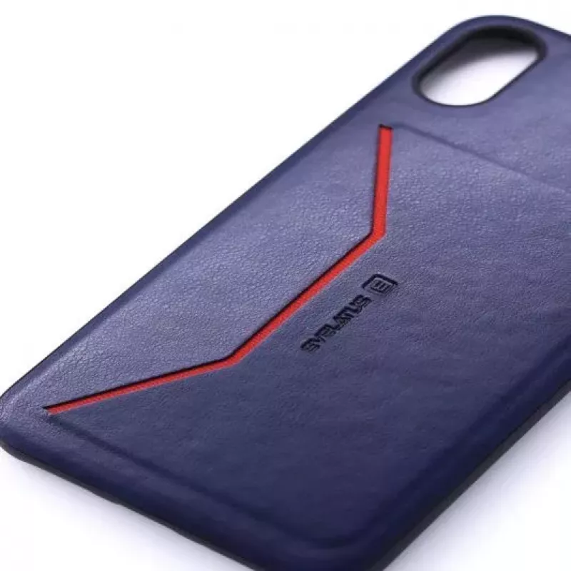 Evelatus Apple iPhone X Nobel Blue Silicone Back Cover