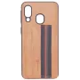 Evelatus Samsung Galaxy A40 Cubit Plastic Brown Back Cover