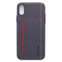 Evelatus Liquid Silicone Back Cover für Apple iPhone X / XS - Schwarz