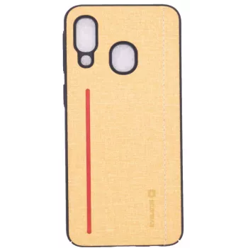 Evelatus Silicone Case für Samsung Galaxy A40 - Gelb
