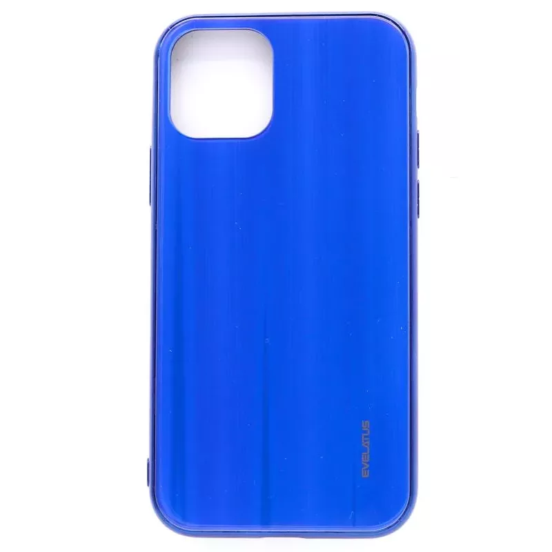 Evelatus Apple iPhone 11 Pro Water Ripple Full Color Electroplating Tempered Glass Screen Protector Blau
