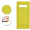 Evelatus Samsung Galaxy S10 Nano Silicone Case Soft Touch TPU Gelb